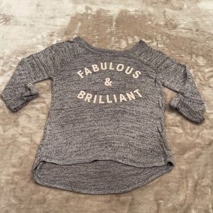 Girl’s Gray Lightweight Sweater Size 12